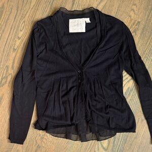 Angel Of The North Black Cardigan